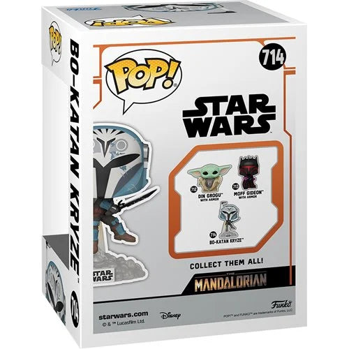 Star Wars: The Mandalorian Bo-Katan Kryze with Darksaber and Jet Pack Funko Pop! Vinyl Figure #714