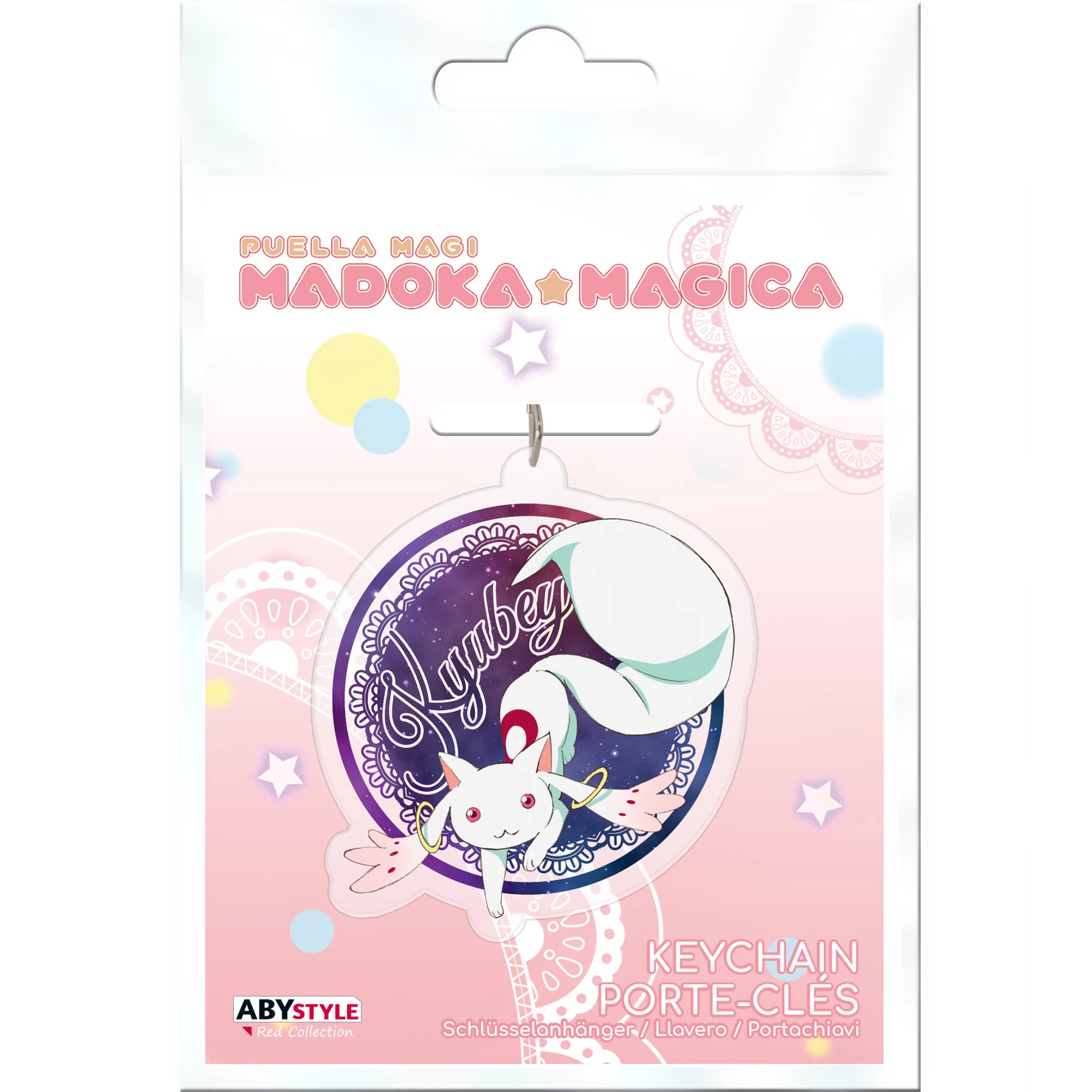 Puella Magi Madoka Magica Kyubey Acrylic Keychain