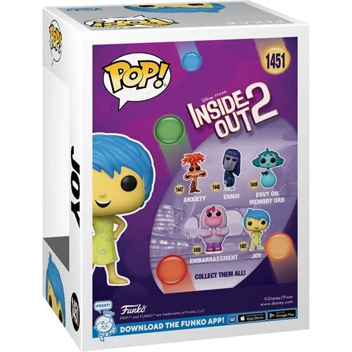 Inside Out 2 Joy Funko Pop! Vinyl Figure #1451