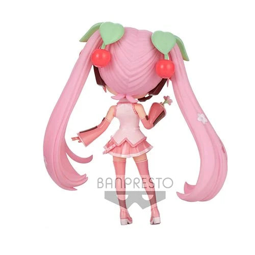 Vocaloid Sakura Miku Version B Q Posket Statue