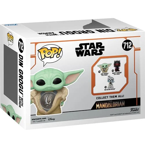 Star Wars: The Mandalorian Din Grogu with Armor Funko Pop! Vinyl Figure #71
