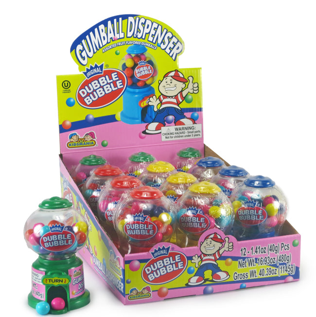 Kidsmania Dubble Bubble Novelty Gumball Machine